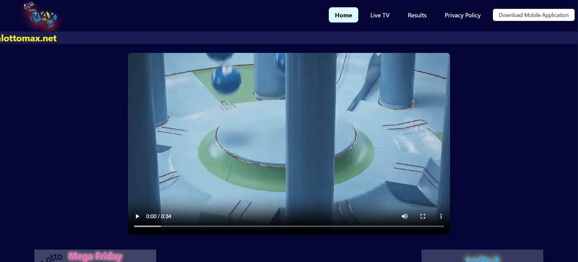 Admin Dashboard — Lottomax screenshot 1